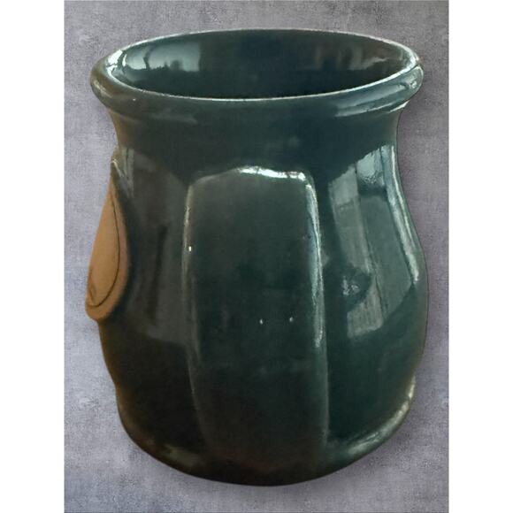 Brewery Gulch Inn Mendocino California Hand Thrown Green Glazed Coffee Mug 2016 - Picture 2 of 5